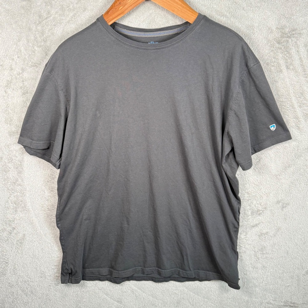 KUHL Superair T Men XXL Charcoal Gray S/S Wildfibre Organic Cotton T-Shirt